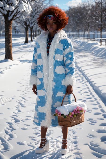 Half fur coat hot sale